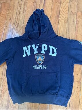 NYPD Navy Blue Hooded Sweatshirt